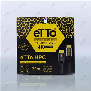 کابل HDMI برند eTTo طول 20 متر کیفیت 4K