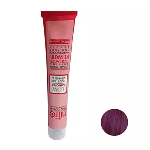 رنگ مو نیترو پلاس Keratine شماره 7.20 حجم 100 میلی لیتر رنگ شرابی خیلی روشن