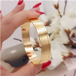 النگو دو میل اینه ای تخت کیفیت عالی برند ysx وارداتی رنگ ثابت سایزبندی کامل ارسال رایگان