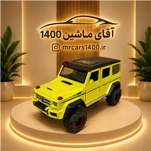 ماکت ماشین  بنز جی کلاس فلزی دایکست دوطرف دودزا سبز برند چه ژی مقیاس ۱/۲۴ درب بازشو خرید قسطی