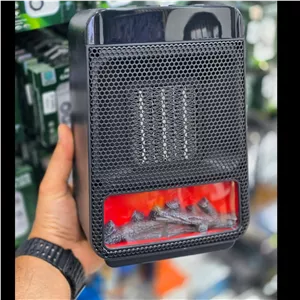 هیتر سرامیکی رومیزی با طرح شومینه سه بعدی (Flame Heater)