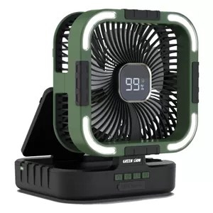 پنکه خورشیدی چندمنظوره Green Lion 3 in 1 Solar Fan