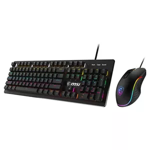 کیبورد و ماوس گیمینگ ام اس آی مدل FORGE GK300 COMBO