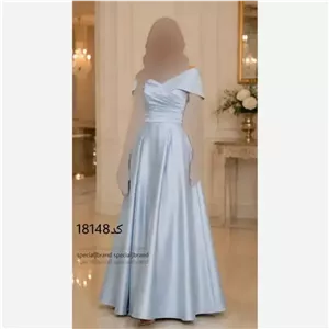 ماکسی مجلسی زنانه ساتن بارانیا