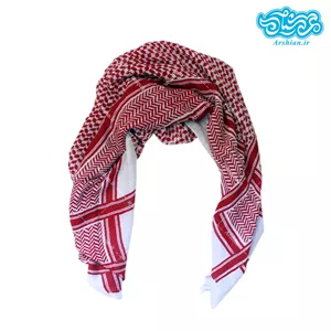 چفیه طرح عربی مدل فلسطینی قرمز