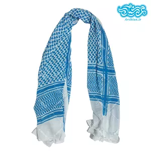 چفیه طرح عربی مدل فلسطینی آبی