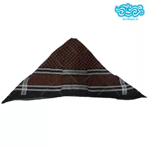 چفیه طرح عربی قهوه ای مدل چاپی