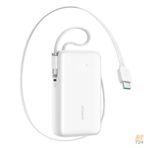 پاوربانک 35وات 10000 با کابل متصل جویروم JR-PR2