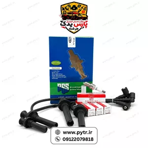 پک شمع و وایر چری تیگو 5 (شمع سوزنی اصلی چری کد A11 +وایر تقویتی تیگو5)