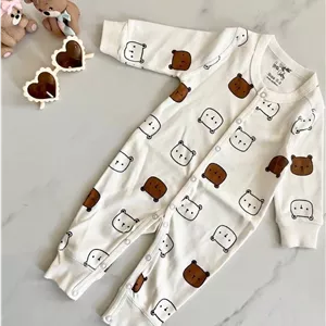 سرهمی نوزادی نخ پنبه طرح تدی برند penty baby