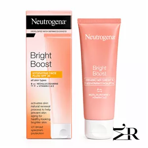 کرم آبرسان و روشن کننده صورت نوتروژینا  Bright Boost SPF30Neutrogena Bright Boost Hydrating Face Fluid SPF30