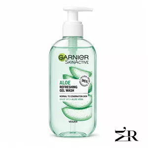 ژل شستشوی صورت گارنیرSkinActiveمدل Aloe Refreshingحجم 200 میلی‌لیتر