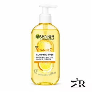 ژل شستشوی صورت گارنیر SkinActive Vitamin Cمدل Clarifying Wash