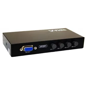 سوئیچ 4 پورت VGA وی نت مدل V-SWVGAM04