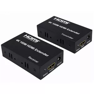 اکستندر HDMI رویال کد 4K-P98 طول 100 متر بسته 2 عددی 