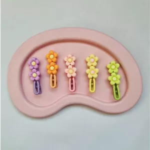 گیره انبری فلزی طرح گل  کد 8