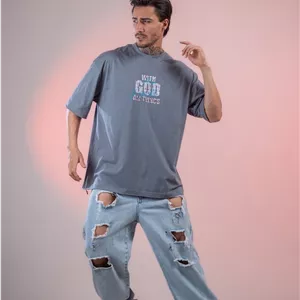 تیشرت چاپی مردانه The God All Things  سه سایزی XL 2XL 3XL