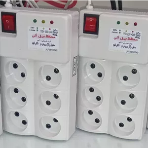 محافظ برق ، 6 خانه ، باسیم 3 متری ، توان خروجی 10 آمپری