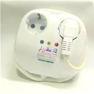 محافظ برق  ۲ خانه ارت دار  با سیم 2 متری و خروجی 10 آمپری