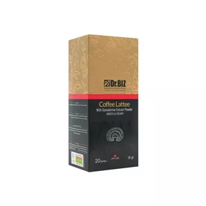 قهوه لاته با قارچ گانودرما بسته 20 عددی