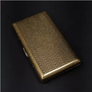 جاسیگاری کتابی بلند استیلجاسیگاری فلزی شیک، مقاوم و جعبه‌دار