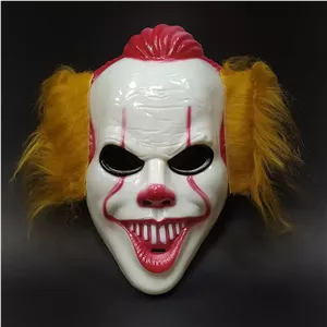 ماسک هالووینی پنی‌وایز (IT Pennywise)ماسک ترسناک فانتزی، مناسب هالووین و عکاسی