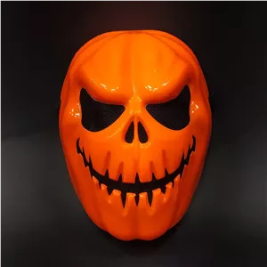ماسک هالووینی کدو (Pumpkin Mask)ماسک فانتزی ترسناک، مناسب جشن هالووین و عکاسی