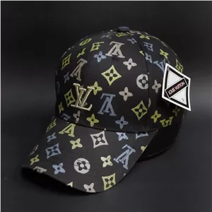 کلاه بیسبالی کتان چاپی Louis Vuitton طرح LVکلاه کپ فشن با طراحی مونوگرام