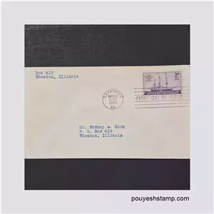 پاکت مهرروز آمریکا_دریانوردی 1 1944