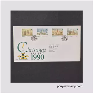 پاکت مهرروز جرزی_کریسمس 1990
