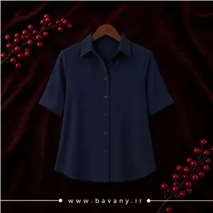 شومیز زنانه لنین آستین کوتاه