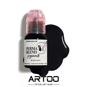 رنگ تتو پرمابلند بلک هول PERMA BLEND Black Hole 