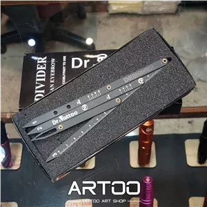 خطکش دیوایدر فلزی دکتر تتو Dr.Tattoo
