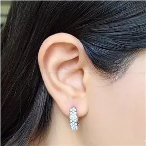 گوشواره میخی مدل توپ توپی