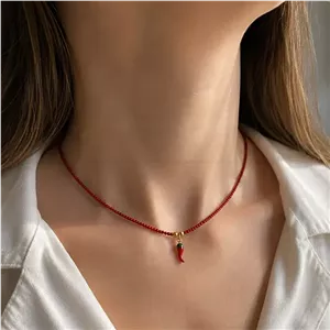 گردنبند دخترانه مدل فلفلی