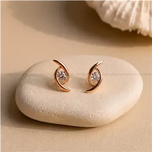 گوشواره زنانه ژوپینگ اصل مدل چشم 