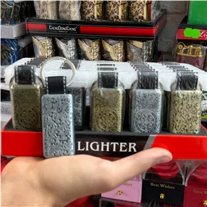 فندک در دار سنگ دار گازی در رنگ ها و طرح های متنوع کد zsm (پس کرایه)