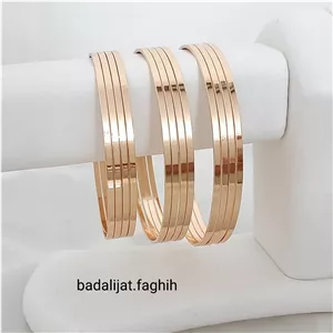 النگو آینه ای برند YSX پک 4 تایی فوق العاده شیک با بهترین کیفیت و رنگ ثابت ورق بزنید لطفا