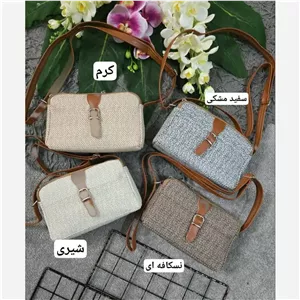 کیف رویال جنس کنفی طرح چرم ابعاد 22 در 15 سانتیمتر (3)