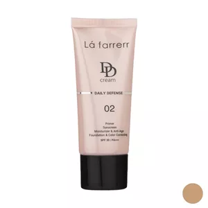 دی دی کرم رنگی لافارر مدل SPF 30 02 مناسب انواع پوست حجم 33 میلی لیتر 