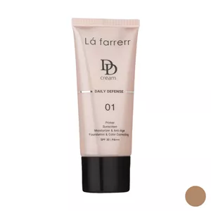 دی دی کرم رنگی لافارر SPF30 مدل 01 مناسب انواع پوست حجم 33 میلی لیتر 