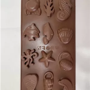 قالب سیلیکونی شکلاتی حیوانات دریایی