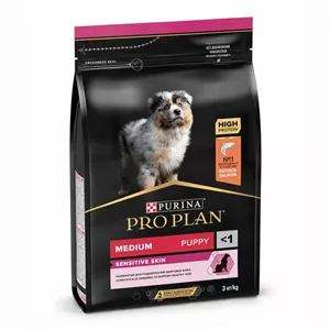 غذای خشک توله سگ پروپلن Medium Puppy Sensitive Skin با طعم سالمون وزن ۳ کیلوگرم