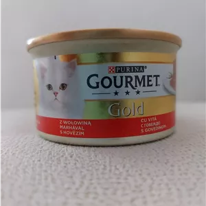 کنسرو گربه گورمت پتهٔ خردشده (Kıyılmış) با طعم گوشت گاو ۸۵ گرم (سفارش ترکیه)