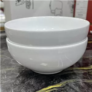 پیاله 16 آبگوشت خوری سفید چینی زرین