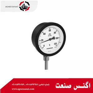 ترمومتر پکنز صفحه 10 سانتی عمودی