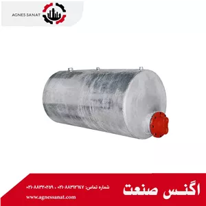 منبع کوئل دار افقی 300 لیتری گالوانیزه