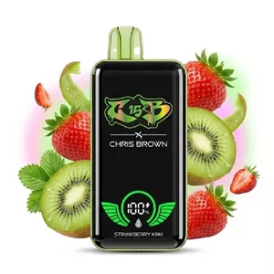 پاد یکبار مصرف توت فرنگی و کیوی 15000 پاف کریس براون | CHRIS BROWN STRAWBERRY KIWI