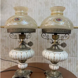 چراغ سرامیکی رومیزی خط دار سرامیک کد 088