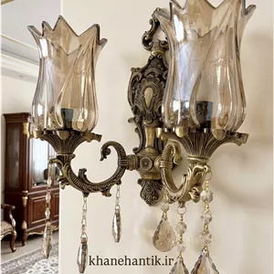 چراغ دیواری دو شاخه مدل گلوریا